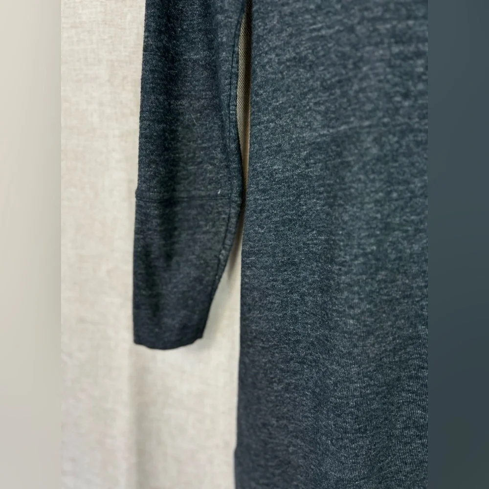 Prana merino blend sweatshirt dress charcoal grey size xs - Picture 14 of 15